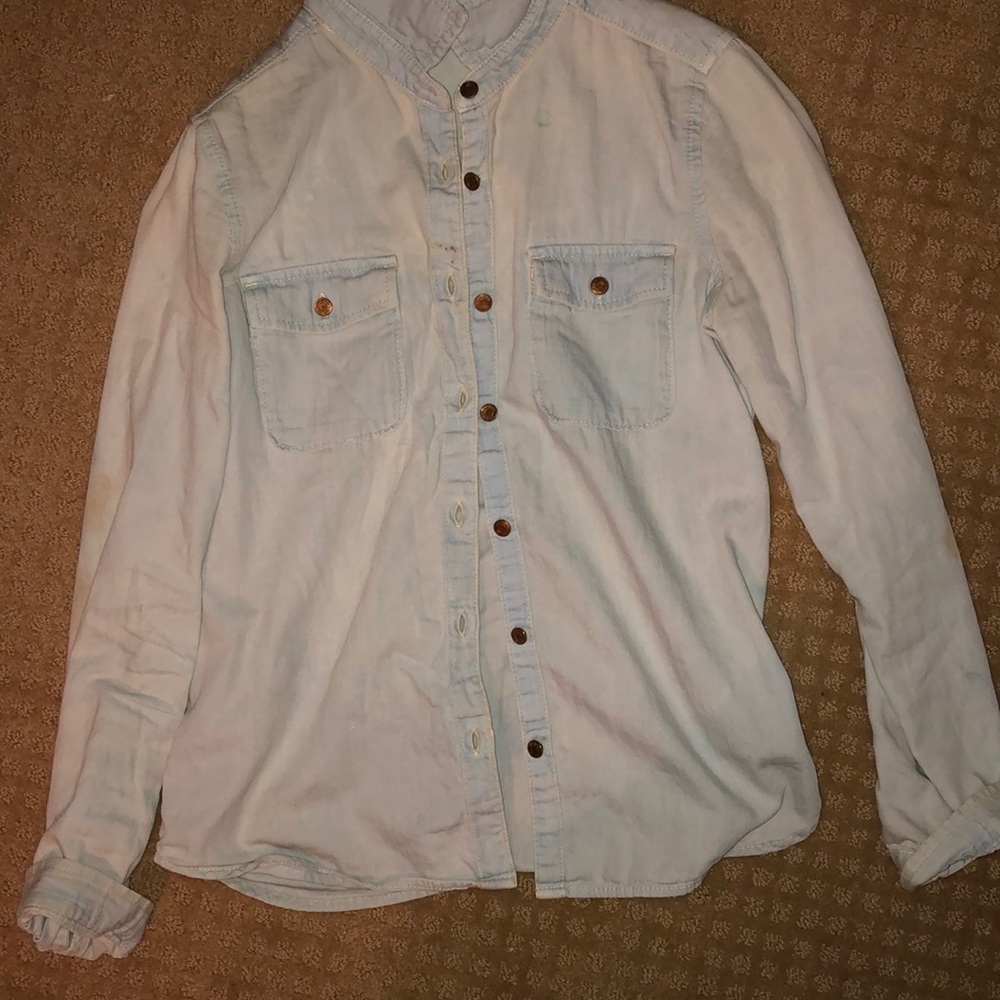 Button Up Jean Top